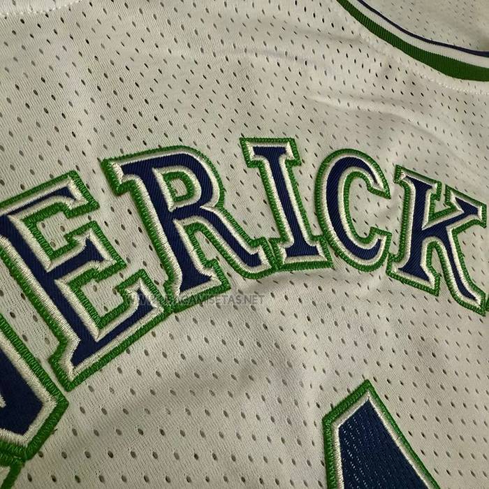 Camiseta Dallas Mavericks Kyrie Irving NO 11 Mitchell & Ness 2023-24 Blanco